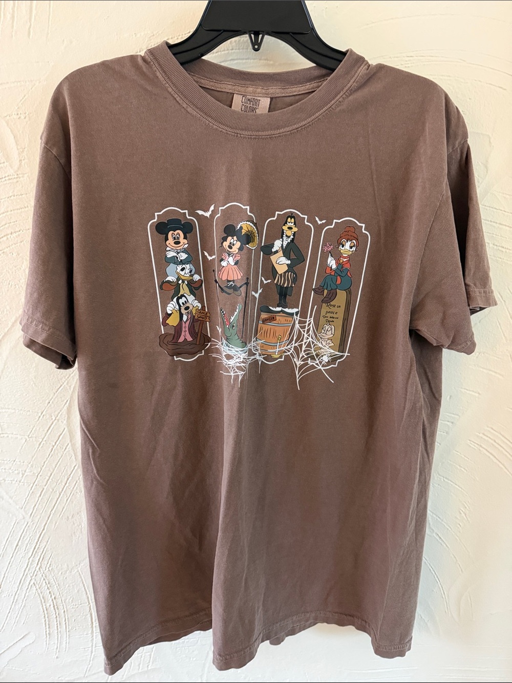 Disney Brown Short-Sleeve Halloween Character Tee